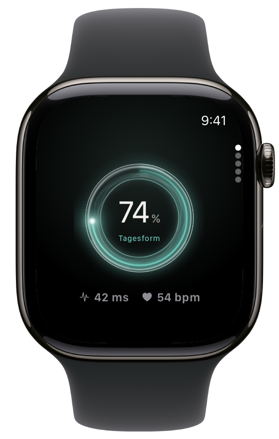 Veyro-Tagesform auf der Smartwatch